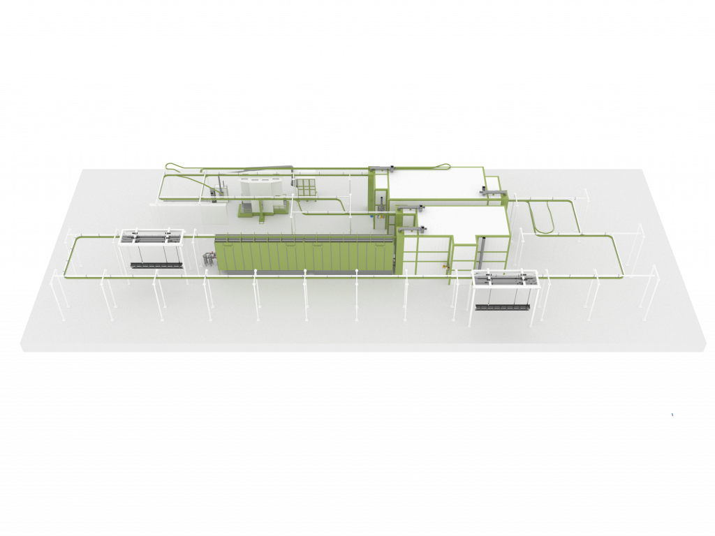 Линия порошковой окраски с конвейерной системой Power & Free для металлоконструкций купить.png